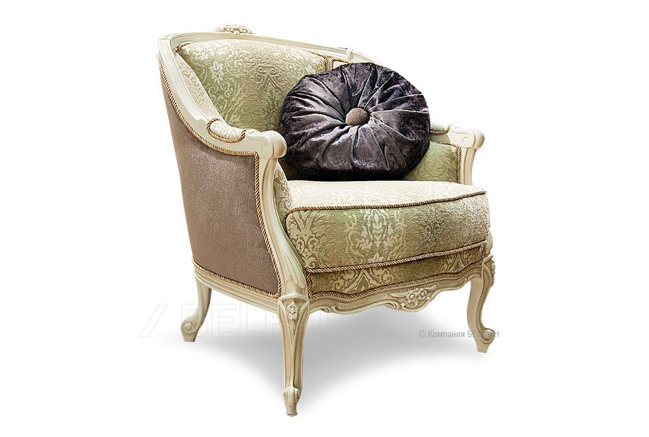 "Луиджи" кресло; нераскл.; 12; каркас цвет; начальная группа ткани
