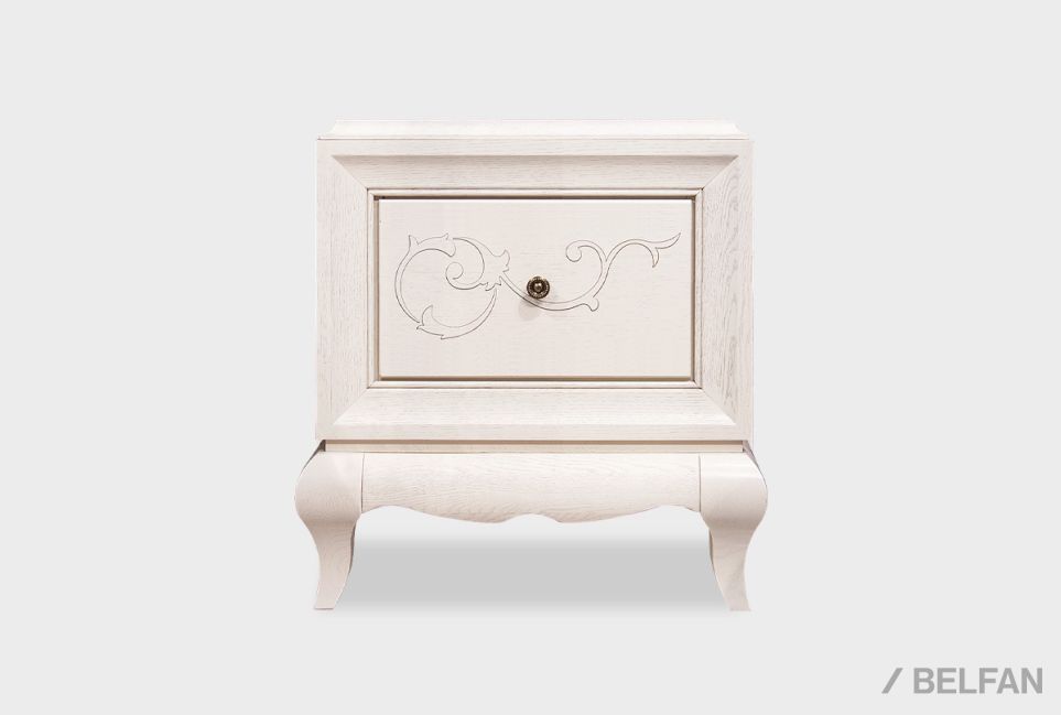 Тумба прикроватная "Соната" массив и шпон дуба 1