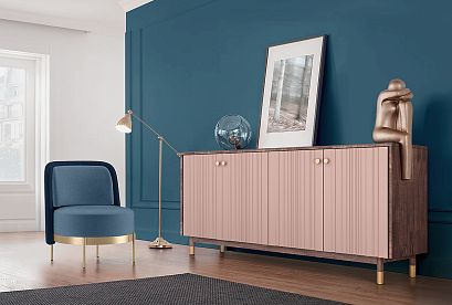 "Ливио" кресло; нераскл.; металл золото; Aurora Desert+Pushe 05 (гр. 2/АБ+МТХ)