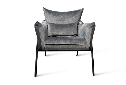 "Купер" кресло; нераскл.; 12; металл черный; Missoni 06(32690) (гр. 2)