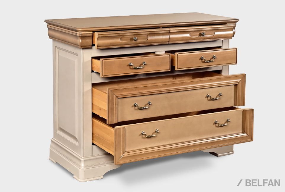 Комод "Оливия" массив и шпон ольхи 2