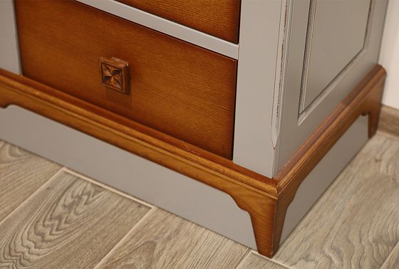 Тумба прикроватная "Бриансон" массив и шпон дуба, МДФ 6