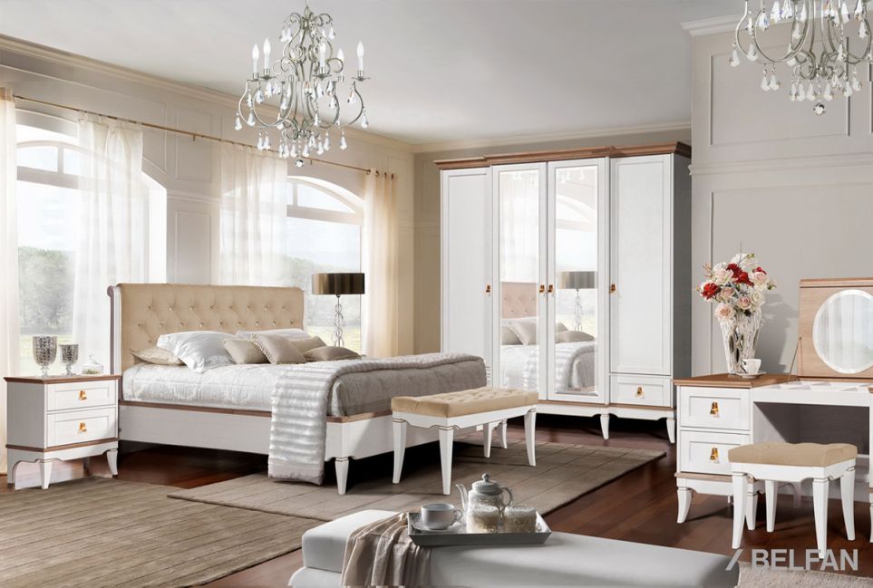 Кровать "Стюарт" (мягкое изголовье) массив и шпон дуба 3