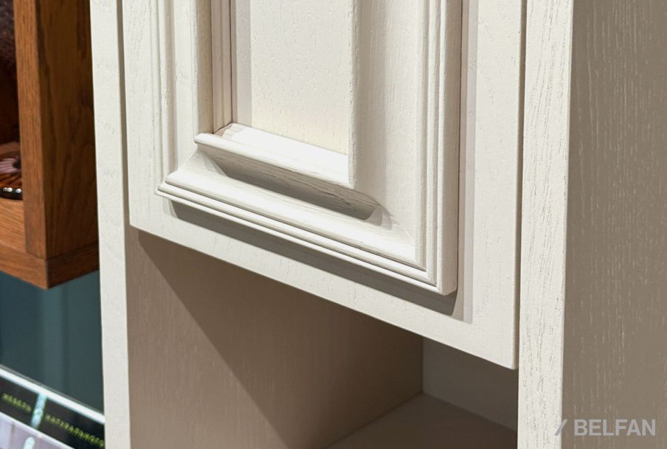 Шкаф настенный "Сакраменто" (левый) массив и шпон дуба, МДФ 3