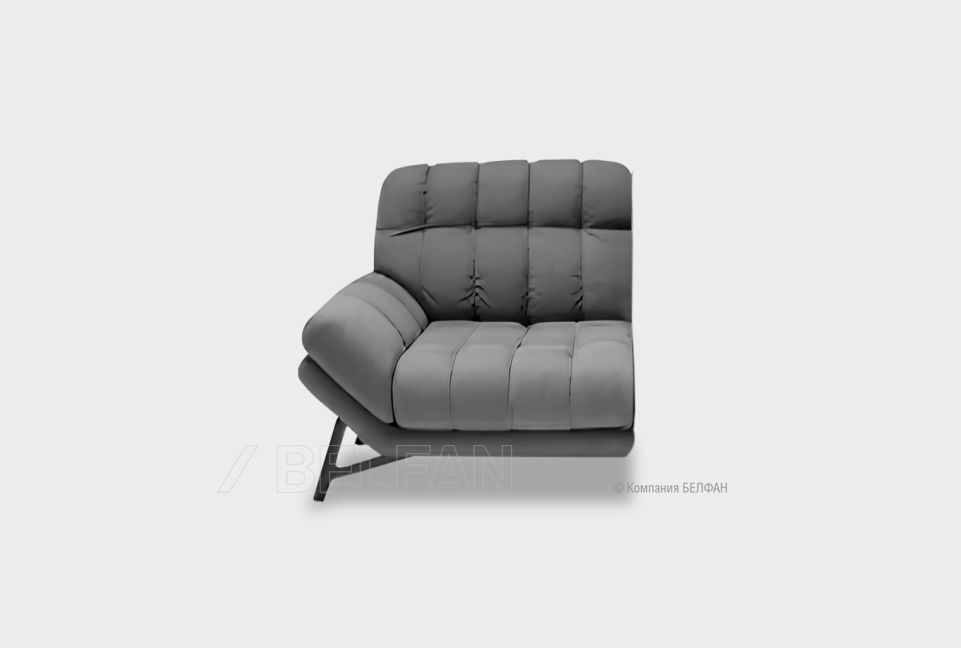 "Space" секция одноместная с подлокотником ; нераскл.; 15L; начальная группа ткани