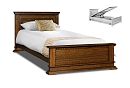 Кровать "Верди Люкс" (низкое изножье) с подъемным механизмом; без матраса; (900x2000); черешня