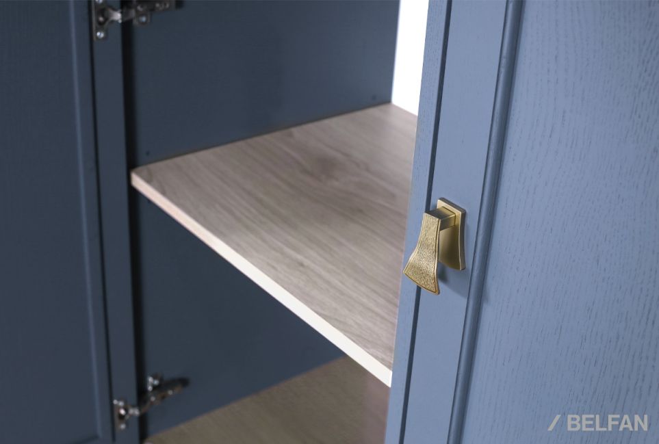 Тумба высокая "Стюарт" массив и шпон дуба 7