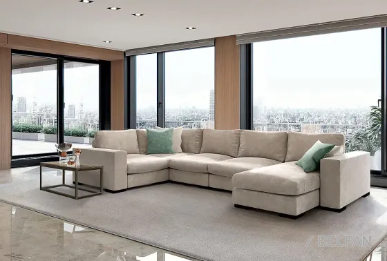 «ЛОФТ» диван угловой с оттоманкой #1