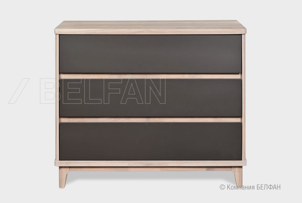 Комод "Wallstreet" 3 массив дуба, МДФ 5