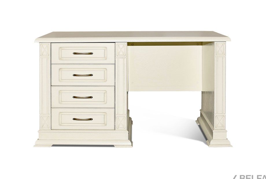 Стол письменный "Верди Люкс 9" массив и шпон дуба 2