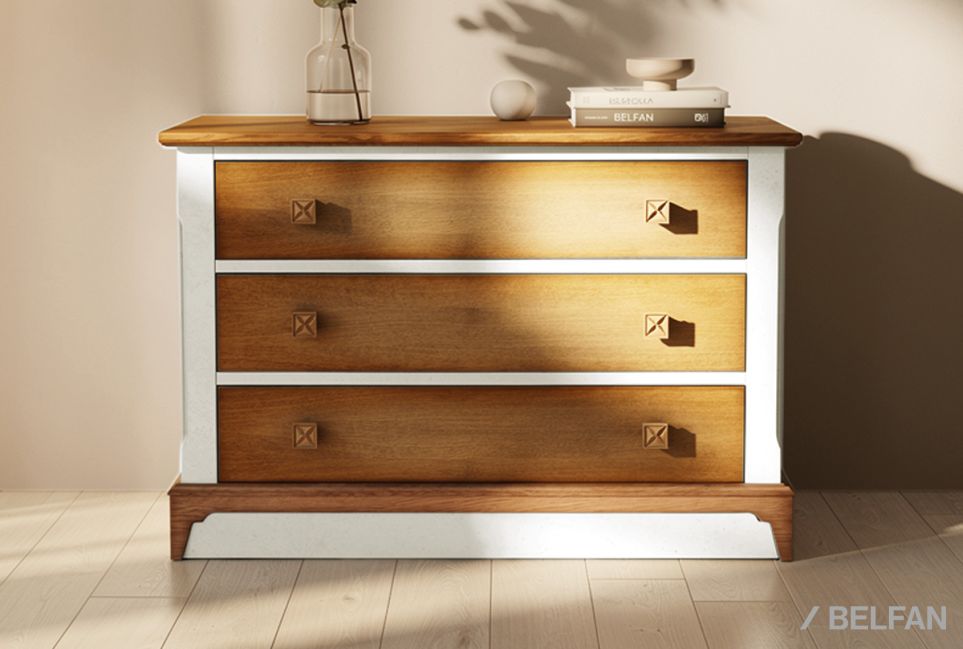 Комод "Бриансон" массив и шпон дуба, МДФ 1