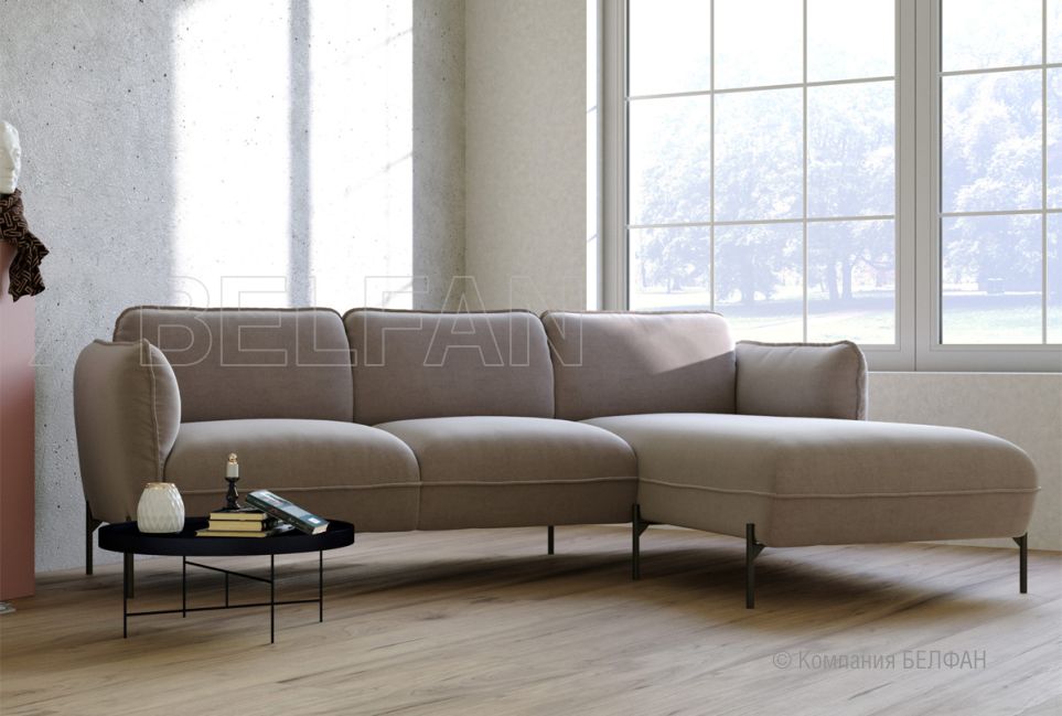 "Alex" диван с оттоманкой 3