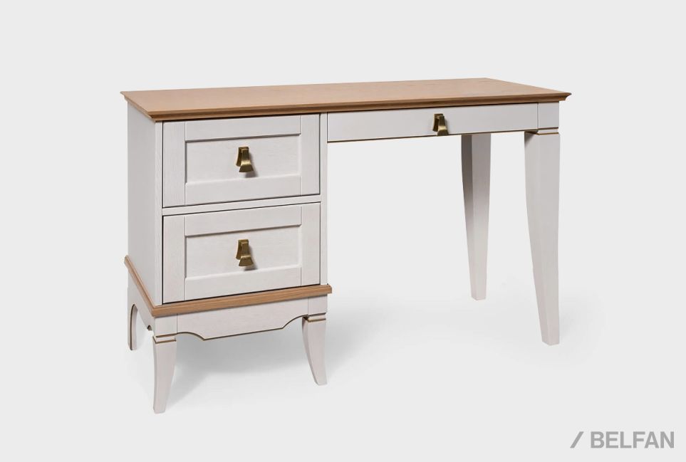 Стол письменный "Стюарт" (тумба слева) массив и шпон дуба 3