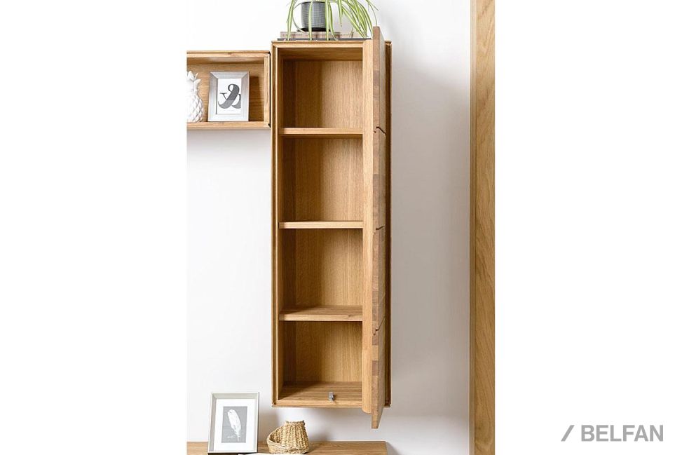 Шкаф навесной "Гринвуд" (правый) массив дуба 12