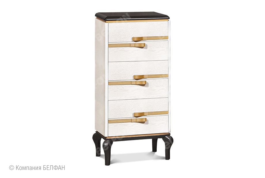 Комод высокий "Мадлен" массив и шпон дуба 1