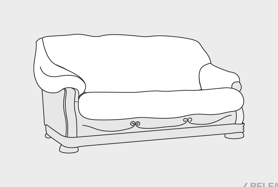 "Милан-1" диван 3-х местный 4