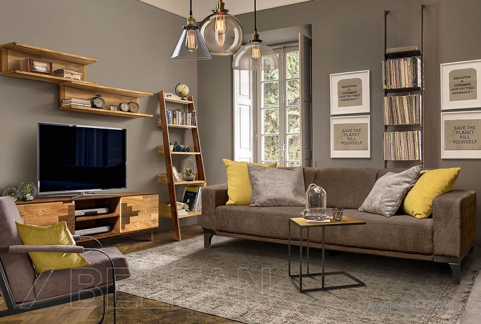 Стеллаж "Irving Design" массив дуба 7