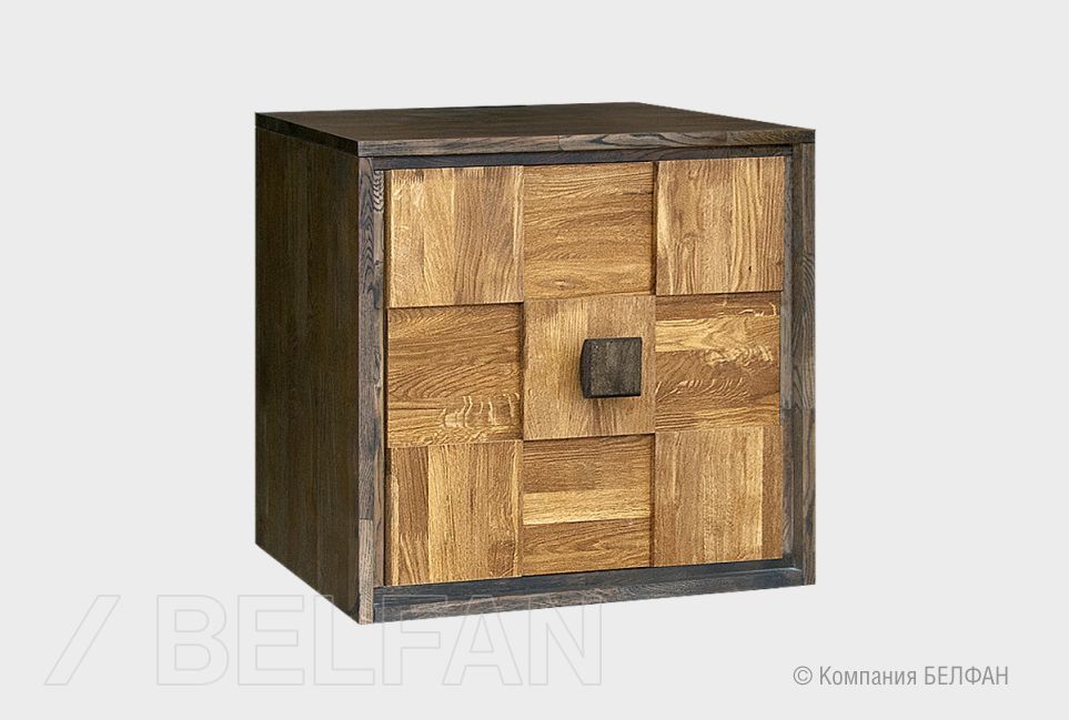 Модуль настенный "Cube Design" 1 массив и шпон дуба 2