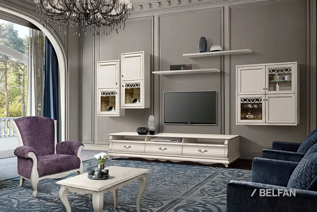 ГРАЦИЯ кресло #5 белая эмаль с тёмной патиной