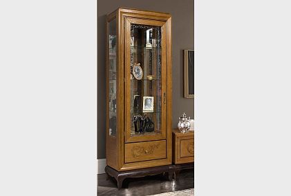 Шкаф с витриной 1-но дв. "Соната" (левый)