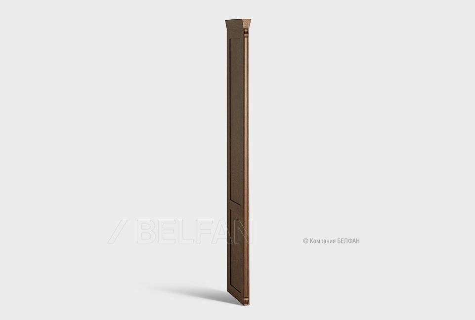 Фасад боковой "Тэфи"; левый; амбэр с белой патиной