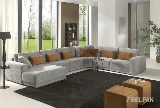 Lucca диван угловой с оттоманкой #1