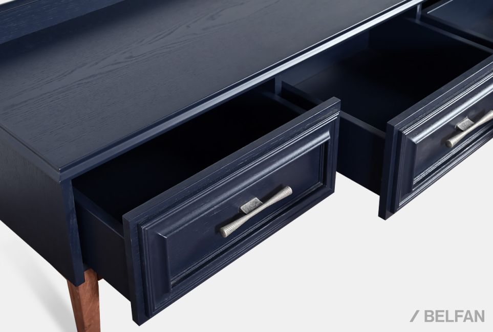 Тумба под ТВ "Сакраменто" 3 массив и шпон дуба, МДФ 4