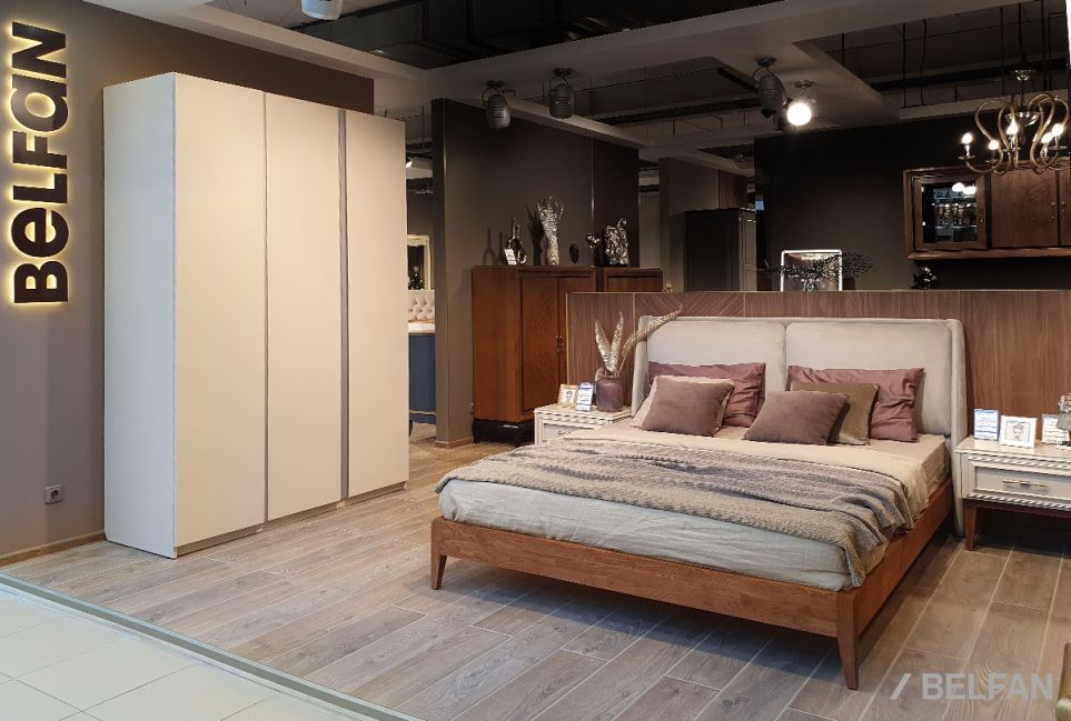 Кровать "Сакраменто" (мягкое изголовье) массив дуба 4