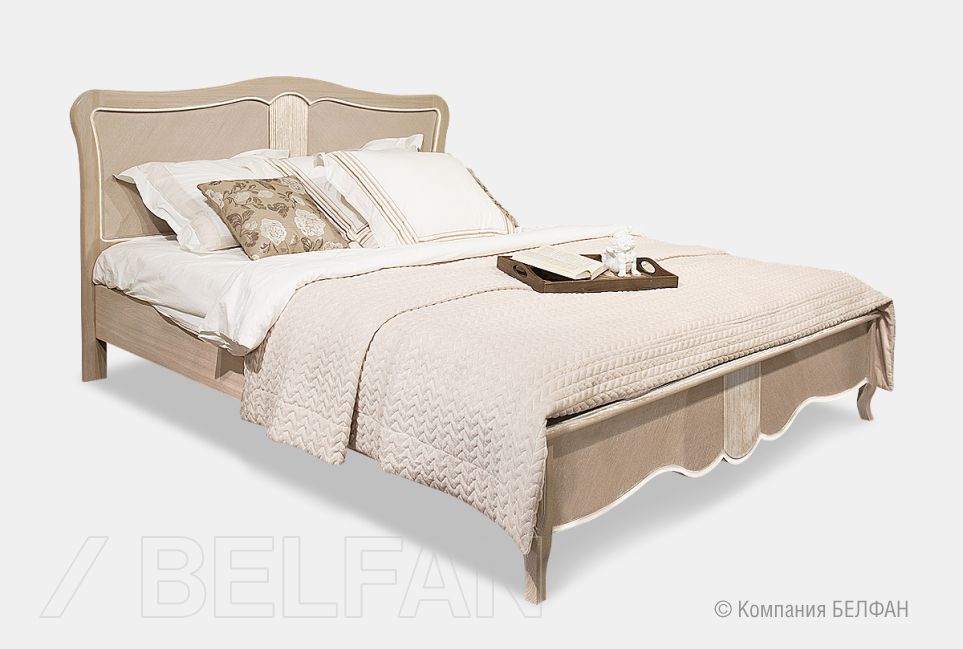 Кровать "Katrin" (низкое изножье) массив дуба 1