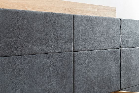 Кровать "Etna" массив дуба, металл 5