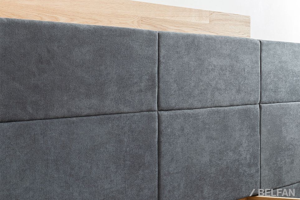 Кровать "Этна" массив дуба, металл 3