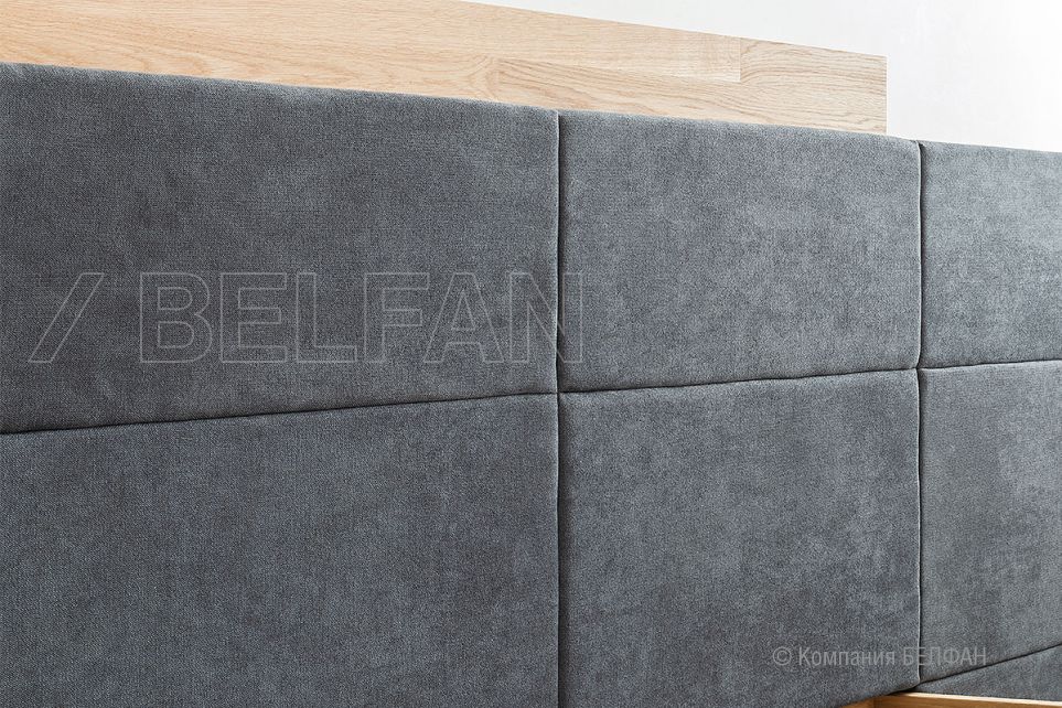 Кровать "Etna" массив дуба, металл 3