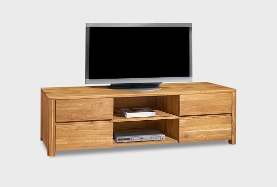 Тумба под ТВ "Норд" массив дуба 4