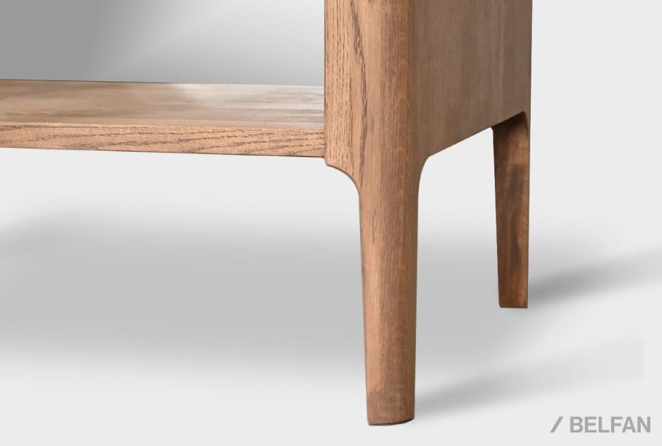 Витрина 1-но дверная "Bergamo" (правая) массив дуба 6