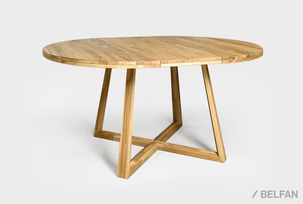 Стол обеденный "Мидгард" (раскладной) массив дуба 6