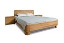 Кровать "Норд"; без основания, без матраса; (1600x2000); бейц-масло