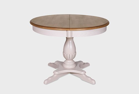 Стол обеденный "Оливия" (круглый) массив и шпон ольхи 8