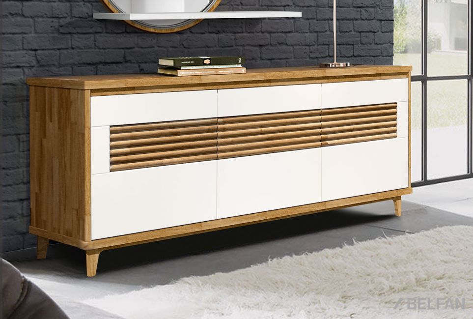 Тумба "Wallstreet" 3 массив дуба, МДФ 6