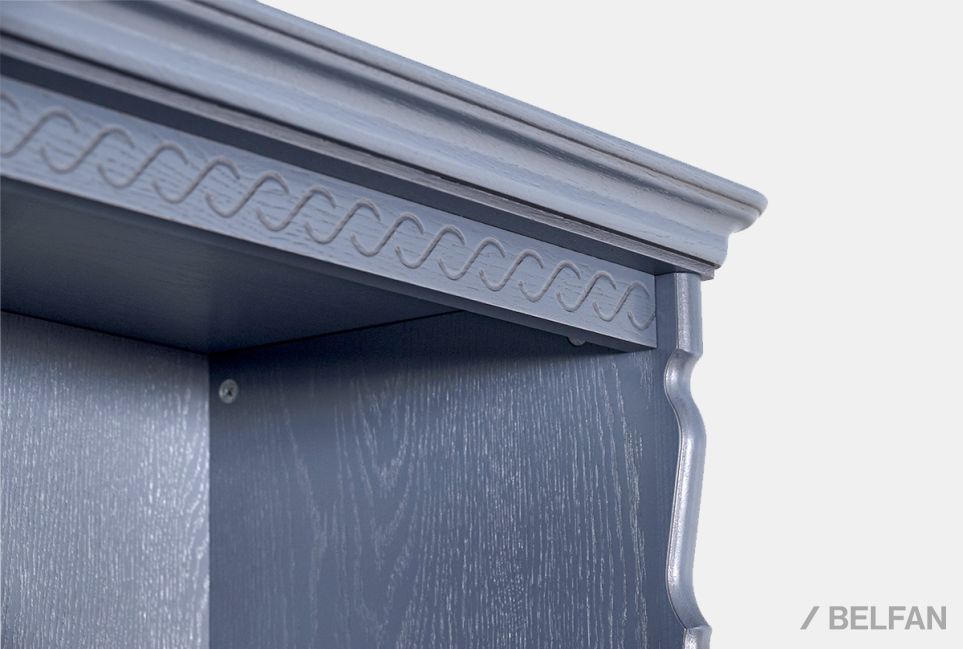 Стеллаж "Лика" массив и шпон дуба 3