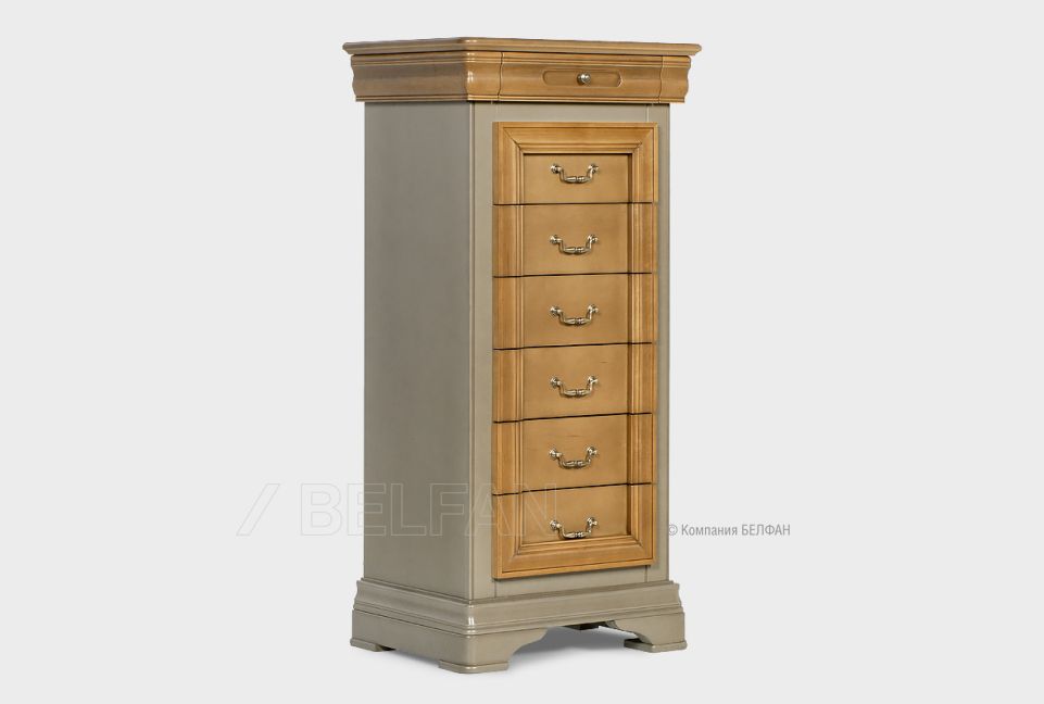 Комод "Оливия" высокий; олива