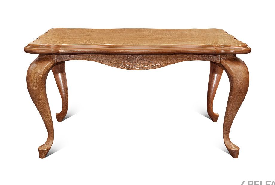 Стол журнальный "Грация" массив и шпон дуба 1