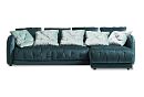 "Kassel" диван с оттоманкой; раскл.; 2ML6MR; Выкатной Roll-out (1350правый; начальная группа ткани