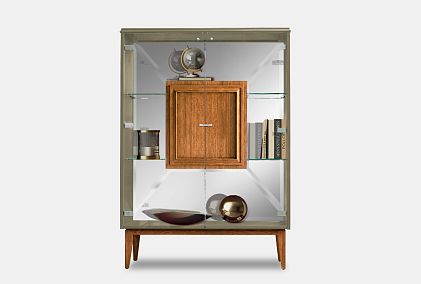 Тумба высокая "Сакраменто" (стекло)