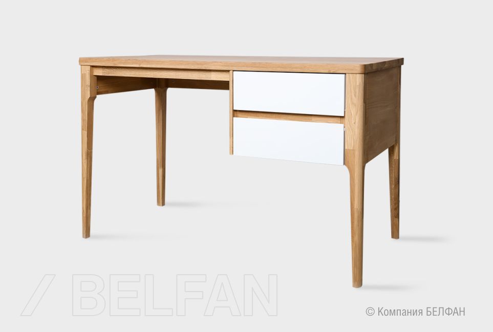 Стол письменный "Wallstreet" массив дуба, МДФ 3