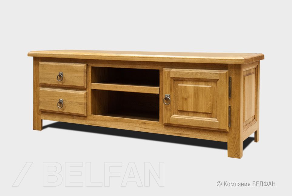 Тумба под ТВ "Gordes" массив дуба 1