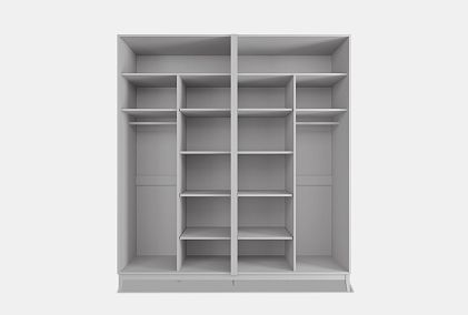 Шкаф 4-х дверный "Сакраменто" (с декором)