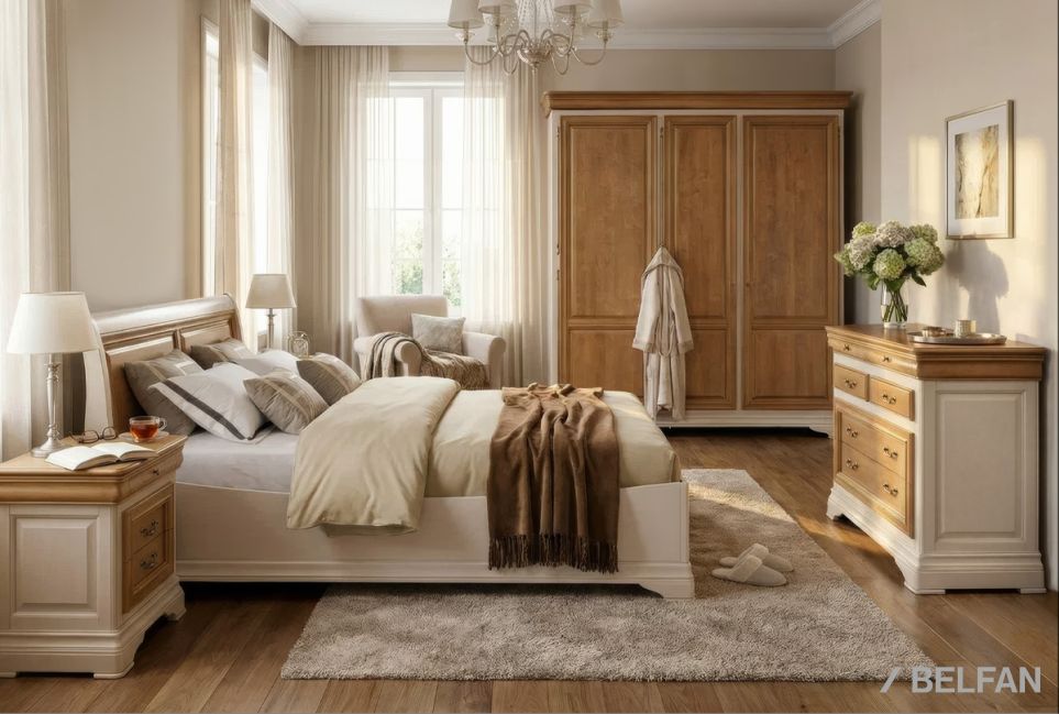 Тумба прикроватная "Оливия" массив и шпон ольхи 7