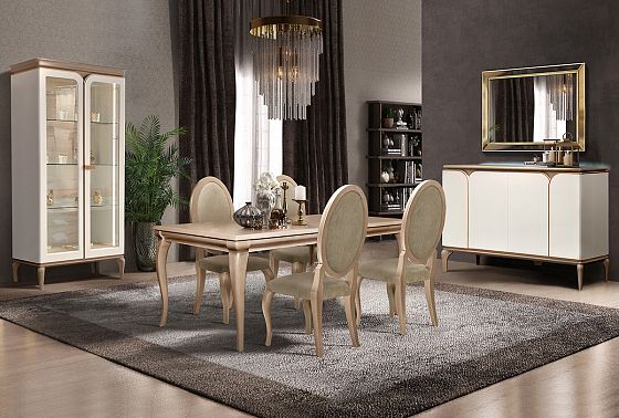 Стол обеденный "Алекса" раскладной массив и шпон дуба 4