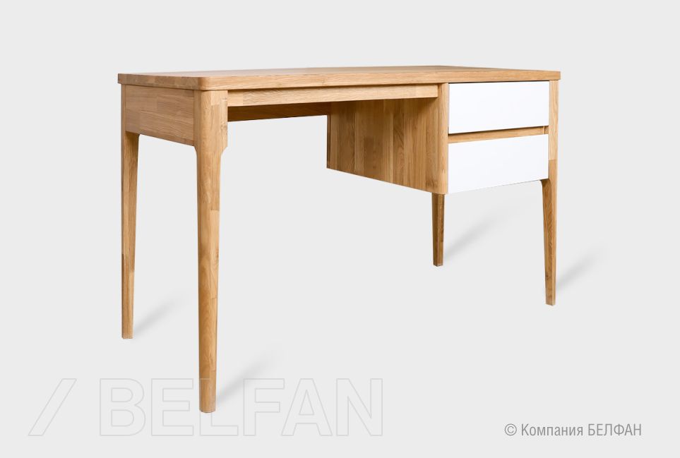 Стол письменный "Wallstreet" массив дуба, МДФ 2