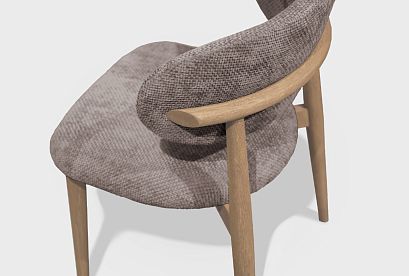 Стул "Джой"; дуб натуральный; Mirax 05